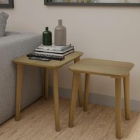 View Scandic nest of tables - set of 2 - oak View Scandic nest of tables - set of 2 - oak