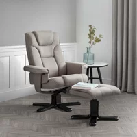 Click to view product details and reviews for Malmo Grey Fabric Recliner Chair Swivel With Footstool. Click to view product details and reviews for Malmo Grey Fabric Recliner Chair Swivel With Footstool.