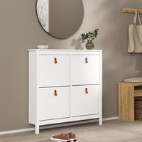 Click to view product details and reviews for Barcelona Shoe Cabinet 4 Drawer White. Click to view product details and reviews for Barcelona Shoe Cabinet 4 Drawer White.