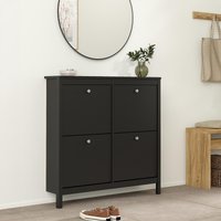 Click to view product details and reviews for Madrid Shoe Cabinet 4 Drawer Black. Click to view product details and reviews for Madrid Shoe Cabinet 4 Drawer Black.