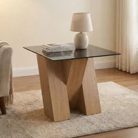 Click to view product details and reviews for Newton Lamp Table Smoked Glass And Oak. Click to view product details and reviews for Newton Lamp Table Smoked Glass And Oak.