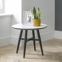 View Firenze lamp table - round - white marble effect View Firenze lamp table - round - white marble effect