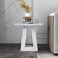 Click to view product details and reviews for Milan Side Table Square White Marble. Click to view product details and reviews for Milan Side Table Square White Marble.