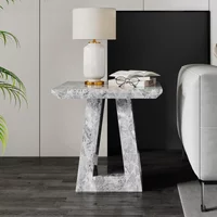 Click to view product details and reviews for Milan Side Table Square Grey Marble. Click to view product details and reviews for Milan Side Table Square Grey Marble.