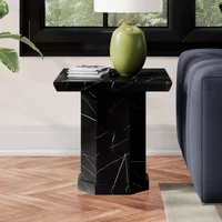Click to view product details and reviews for Naples Side Table Square Black Marble. Click to view product details and reviews for Naples Side Table Square Black Marble.
