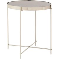 View Allure side table - round - grey mirrored View Allure side table - round - grey mirrored