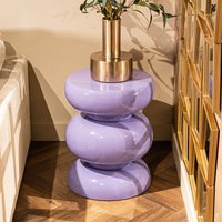 View Jari purple round end table View Jari purple round end table