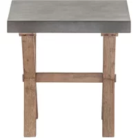 Click to view product details and reviews for Pimlico Side Table Square X Leg Acacia Wood And Concrete Top. Click to view product details and reviews for Pimlico Side Table Square X Leg Acacia Wood And Concrete Top.