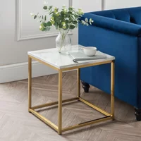 Click to view product details and reviews for Scala Lamp Table Square White Marble Effect And Gold. Click to view product details and reviews for Scala Lamp Table Square White Marble Effect And Gold.