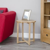 View Lyon lamp table - round - oak View Lyon lamp table - round - oak