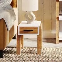Click to view product details and reviews for Trinity Reclaimed Wood White Side Table 1 Drawer. Click to view product details and reviews for Trinity Reclaimed Wood White Side Table 1 Drawer.