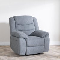 View Windsor recliner armchair - grey fabric View Windsor recliner armchair - grey fabric