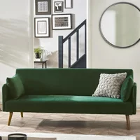Click to view product details and reviews for Andi Green Fabric Sofa Bed 2 Seater Click Clack. Click to view product details and reviews for Andi Green Fabric Sofa Bed 2 Seater Click Clack.