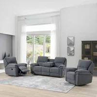 Click to view product details and reviews for Belmont Recliner Sofa Suite 311 Seater Grey Fabric. Click to view product details and reviews for Belmont Recliner Sofa Suite 311 Seater Grey Fabric.