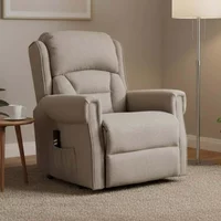 View Sandringham lift and tilt electric recliner armchair - taupe fabric View Sandringham lift and tilt electric recliner armchair - taupe fabric