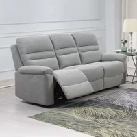 Click to view product details and reviews for Belford Recliner Sofa 3 Seater Grey Fabric. Click to view product details and reviews for Belford Recliner Sofa 3 Seater Grey Fabric.