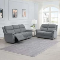 Click to view product details and reviews for Faringdon Recliner Sofa Suite 32 Seater Grey Fabric. Click to view product details and reviews for Faringdon Recliner Sofa Suite 32 Seater Grey Fabric.