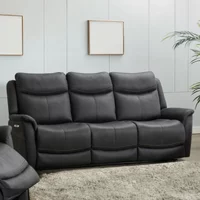 Click to view product details and reviews for Arizona Electric Recliner Sofa Grey Fabric 3 Seater. Click to view product details and reviews for Arizona Electric Recliner Sofa Grey Fabric 3 Seater.