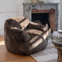 View Cutie armchair - small - brown - faux fur fabric View Cutie armchair - small - brown - faux fur fabric