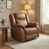 View Darlington recliner armchair - warm tan - fabric View Darlington recliner armchair - warm tan - fabric