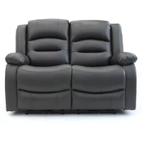 Click to view product details and reviews for Alva Electric Recliner Sofa Grey Faux Leather 2 Seater. Click to view product details and reviews for Alva Electric Recliner Sofa Grey Faux Leather 2 Seater.