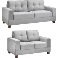 Click to view product details and reviews for Jerry Sofa Set Grey Fabric 32 Seater. Click to view product details and reviews for Jerry Sofa Set Grey Fabric 32 Seater.