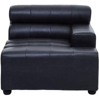 View King sofa - distressed slate grey leather - lhf View King sofa - distressed slate grey leather - lhf