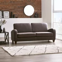 Click to view product details and reviews for Vivo Brown Faux Leather Sofa 3 Seater. Click to view product details and reviews for Vivo Brown Faux Leather Sofa 3 Seater.