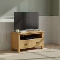 Click to view product details and reviews for Salisbury Lite Tv Unit 2 Drawer Oak. Click to view product details and reviews for Salisbury Lite Tv Unit 2 Drawer Oak.