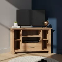 View Nimbus corner tv unit - 90cm - oak View Nimbus corner tv unit - 90cm - oak