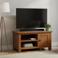 View Original tv unit - 1 door small - rustic oak View Original tv unit - 1 door small - rustic oak