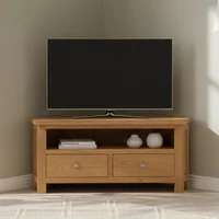 Click to view product details and reviews for Appleby Oak 105cm Corner Tv Unit Oak. Click to view product details and reviews for Appleby Oak 105cm Corner Tv Unit Oak.