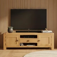 Click to view product details and reviews for Curve Wide Tv Unit 145cm Oak. Click to view product details and reviews for Curve Wide Tv Unit 145cm Oak.
