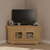 View Moreno corner tv unit - oak View Moreno corner tv unit - oak