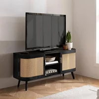 Click to view product details and reviews for Noah Small Tv Unit 100cm Black And Rattan. Click to view product details and reviews for Noah Small Tv Unit 100cm Black And Rattan.