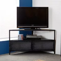 View Ascot tv unit - corner - 110cm - industrial - wood and iron View Ascot tv unit - corner - 110cm - industrial - wood and iron