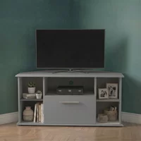 View Knightsbridge tv unit - 115cm - corner - grey View Knightsbridge tv unit - 115cm - corner - grey