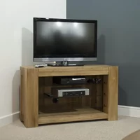 View Trend corner tv unit - oak View Trend corner tv unit - oak