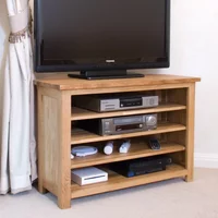 View Opus corner tv unit - oak View Opus corner tv unit - oak