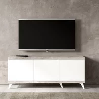View Modern treviso storage tv unit - 151cm - white View Modern treviso storage tv unit - 151cm - white