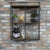 Click to view product details and reviews for Wine Wall Unit Black Metal. Click to view product details and reviews for Wine Wall Unit Black Metal.