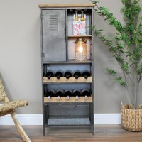 Click to view product details and reviews for Wine Cabinet Fir Wood And Metal. Click to view product details and reviews for Wine Cabinet Fir Wood And Metal.