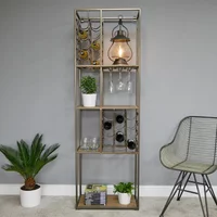 Click to view product details and reviews for Shelving Unit Industrial Metal With Wine Rack. Click to view product details and reviews for Shelving Unit Industrial Metal With Wine Rack.