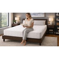 Deluxe Quilted Memory Foam & Spring Mattress (6 Sizes)