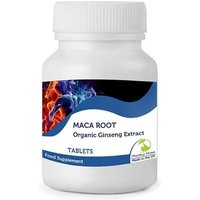 Energy, Focus and Stamina Boosting Maca Root Extract Ginseng Tablets