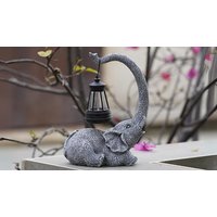 Small Elephant Solar Light Ornament