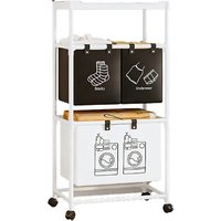 Multi Layer Laundry Basket with Wheels - 6 Sizes!
