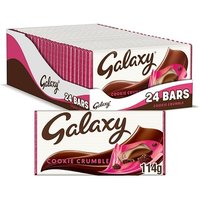 24x Galaxy Milk Chocolate Bars 110-135g in 4 Flavours - £1.04 Per Bar!