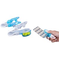 2-Pack Portable Assisted Pill Storage Box