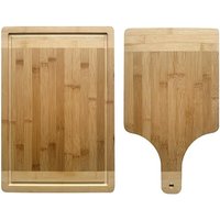 2-Piece Bamboo Chopping Board Collection